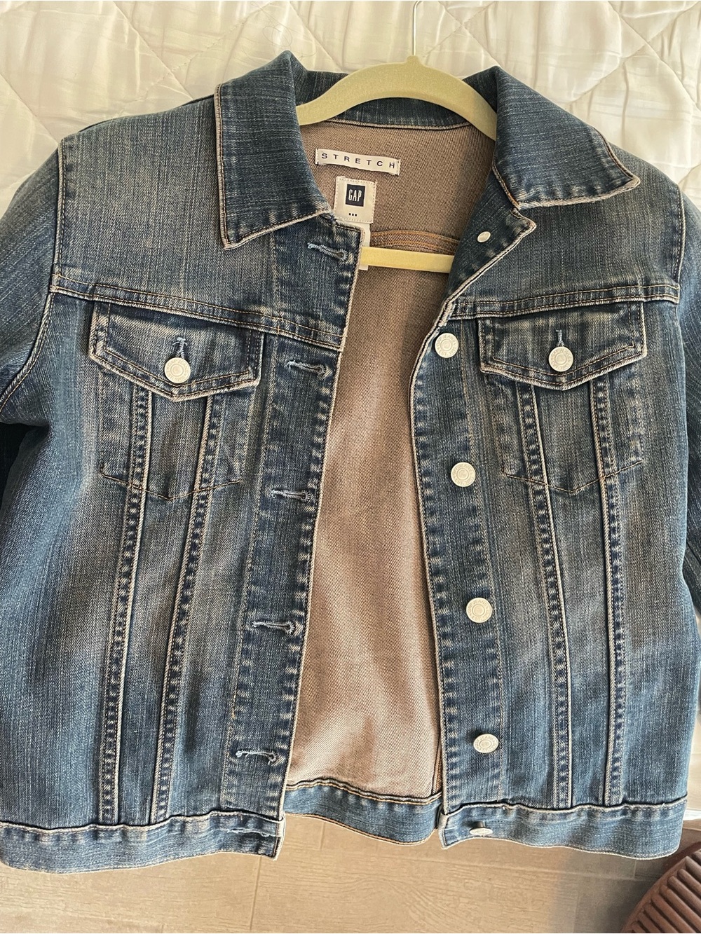 GAP Stretch Denim Jacket - Medium Blue